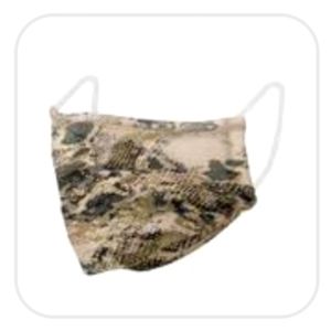 Snakeskin Print Anti-Microbial Face Covering Mask